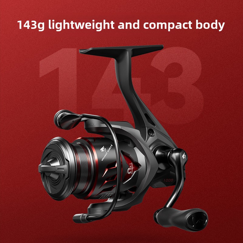 Abu Garcia Reel Max - Kołowrotek spinningowy Castin24Black Hongshun Micro, ultralekki